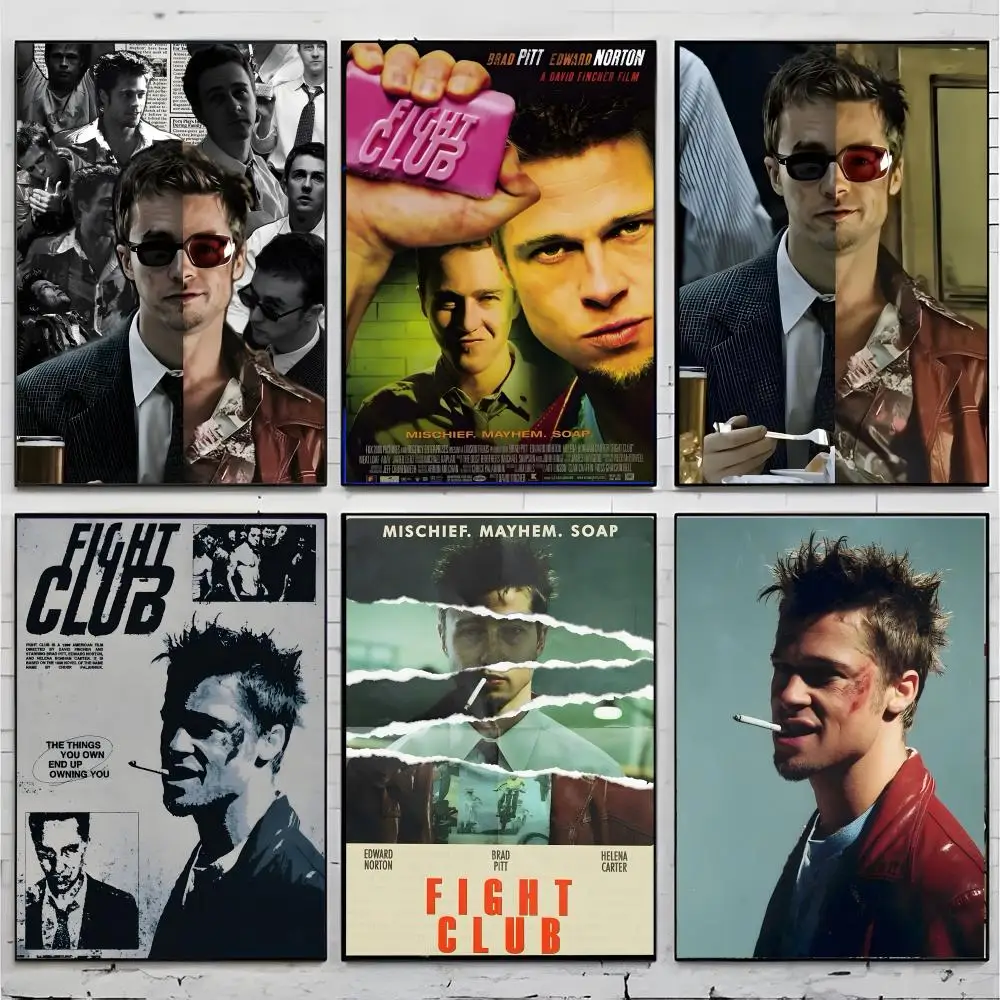 thriller film F-Fight Club Poster Premium Decor Art & Gift for Household Lounge Home Ornaments