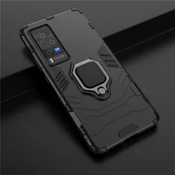 Magnetic Metal Ring Holder TPU Bumper Armor Shockproof Case For VIVO X30 X50 X60 X70 Pro Hard Plastic Back Cover Coque Funda