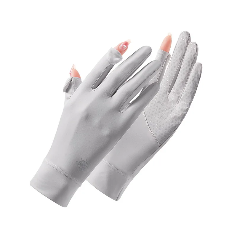 UPF 50+ Summer UV Protection Non-slip Cycling Gloves Sunblock Gloves Driving Gloves Outdoor Gloves for Women and Girls