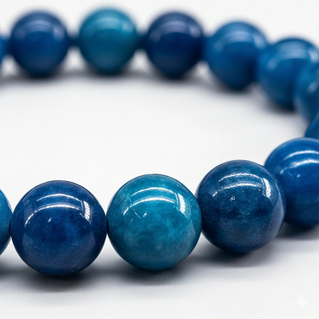 8 مللي متر الأزرق الطبيعي Dumortierite الكوارتز مطرز سوار الرجال النساء مرونة مرونة الأحجار الكريمة شفاء مجوهرات هدية #3