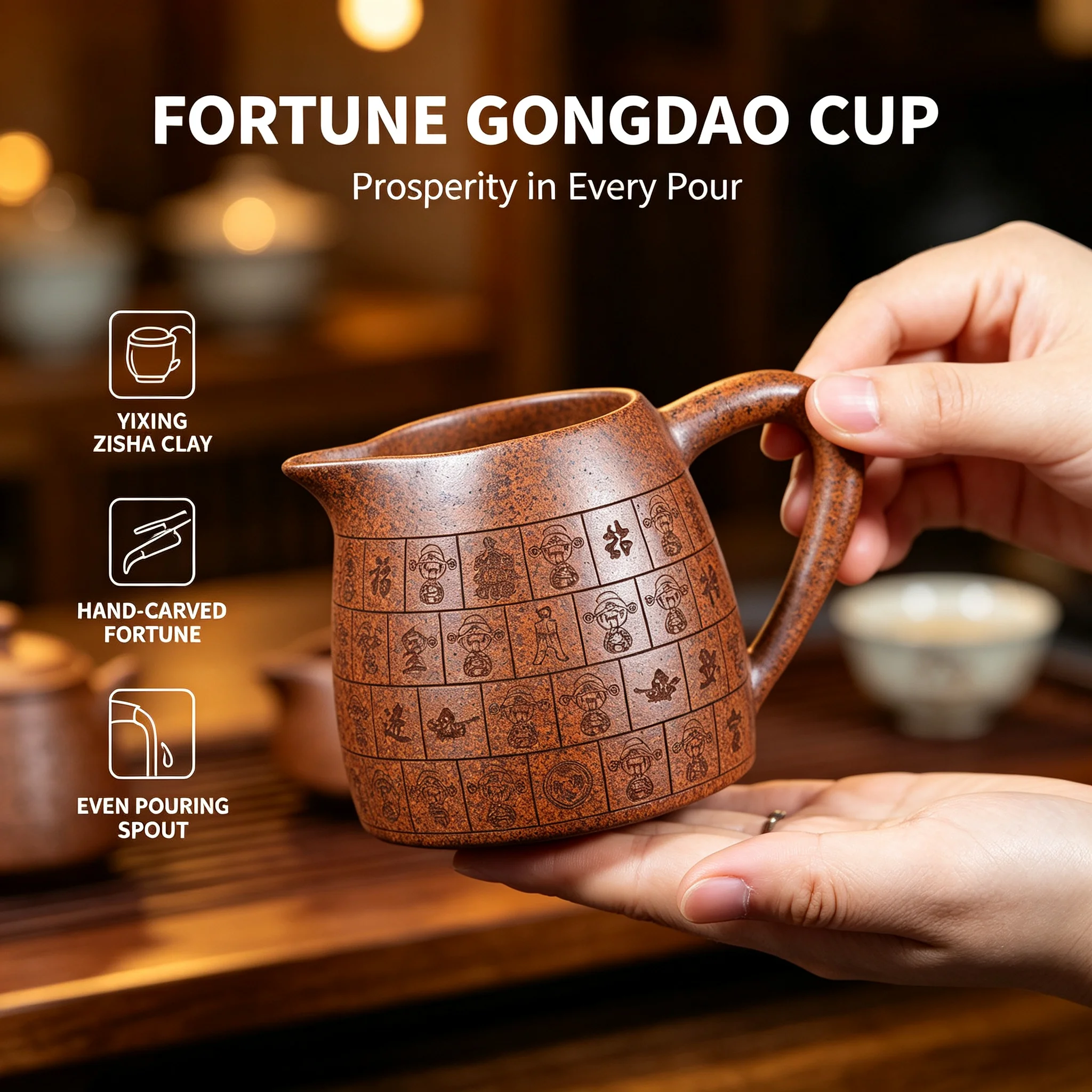 Raw Ore Clay Purple Clay Fair Cup Tea Separator Multi-purpose Tea Accessory Exquisite Kung Fu Tea Ceremony Household Utensils