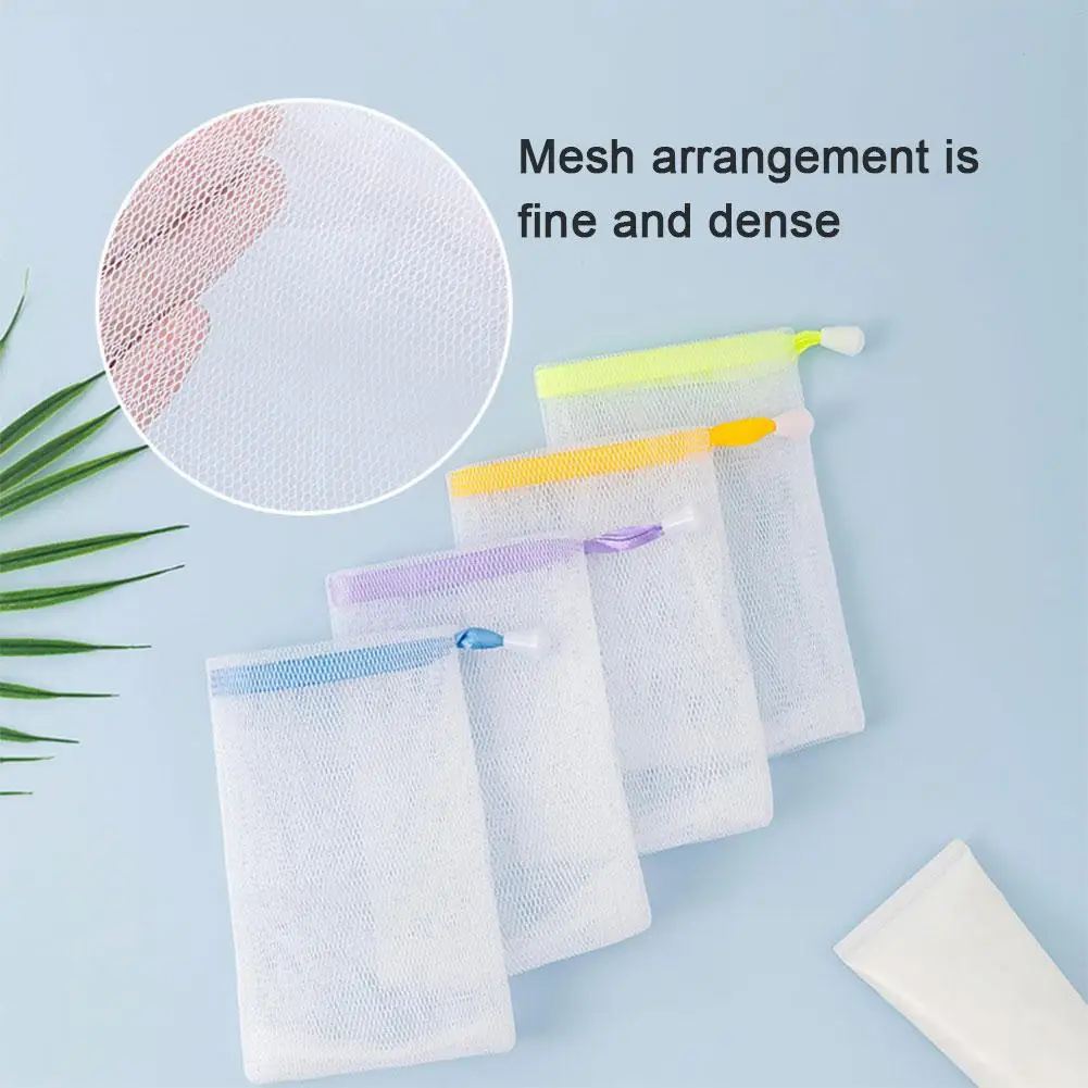 Boutique Soap Foaming Net Body Cleansing Soap Tool Mesh Bag Bathroom Shower Bag Bubble Storage Accessories Washing B C7d2