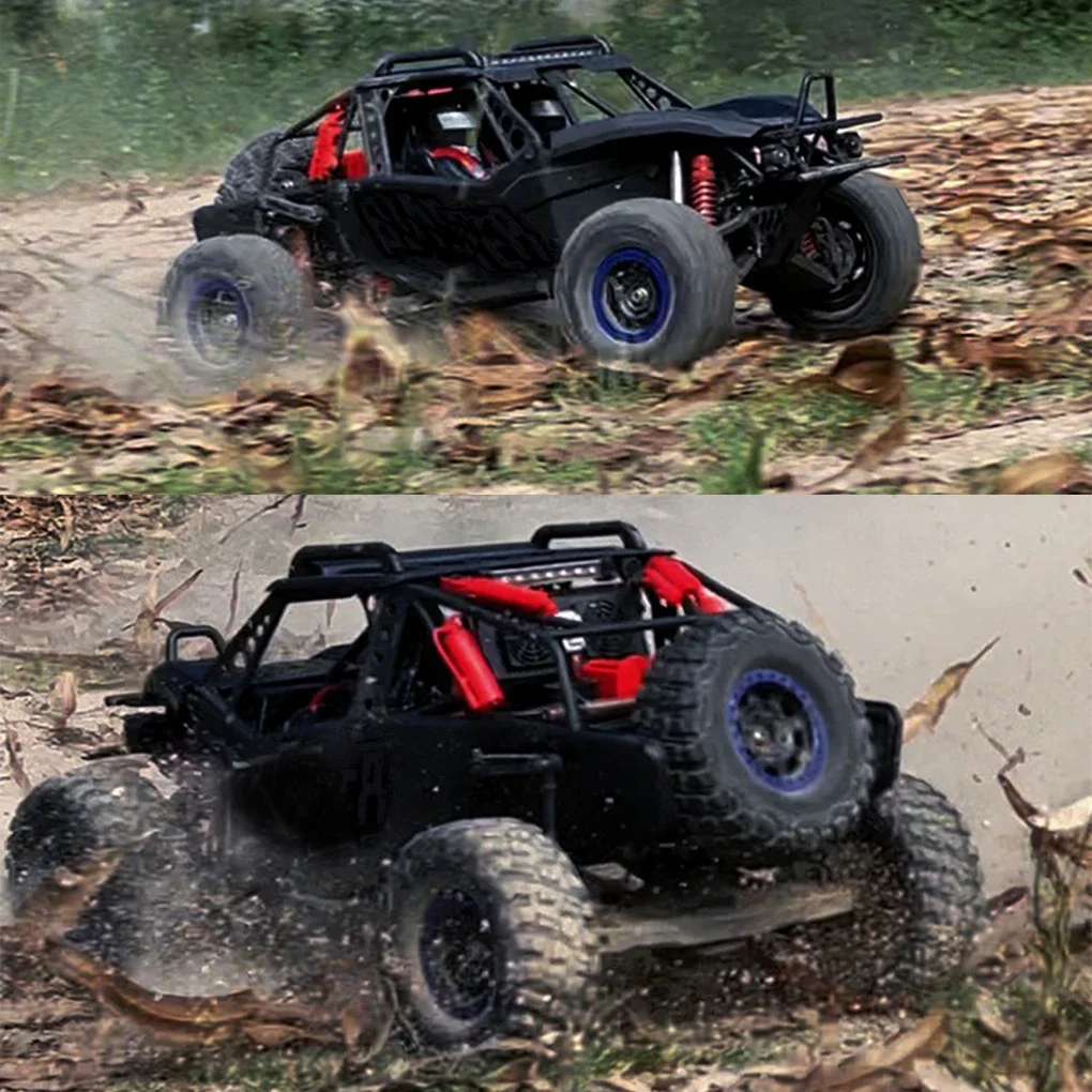 

UD1001SE V2 RC Buggy - 4WD Rock Crawler All-Terrain, Brushless Motor ESC Servo Lights Radio Control Vehicle