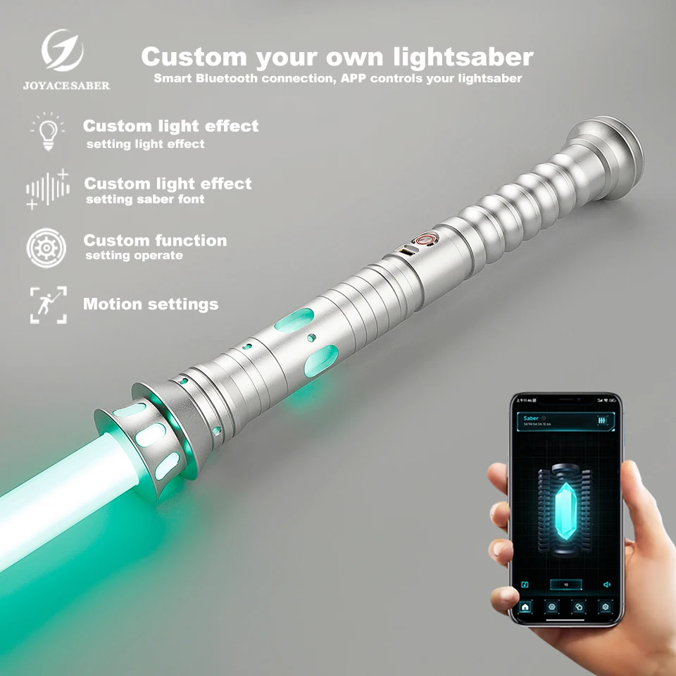 

Pixel Lightsaber Jedi Light Saber Neopixel Laser Sword Metal Handle Cosplay Luminous Dueling Xenopixel Sabers Toys JoyaseSaber