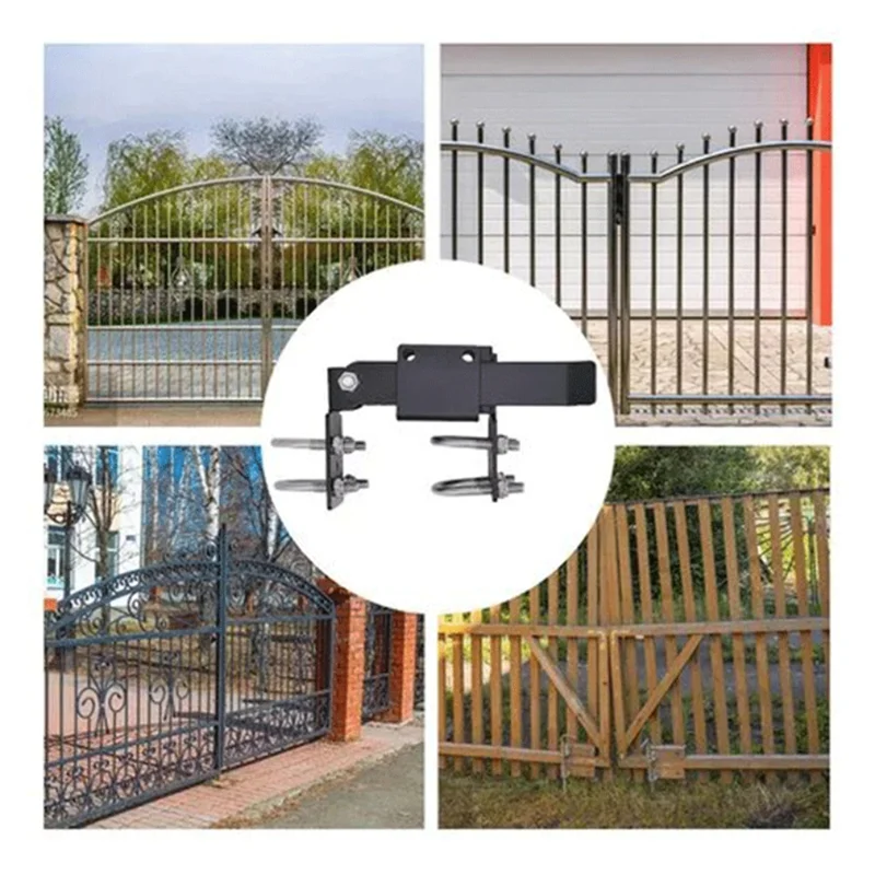 

AA60-For Ranch Fences Chain Link Fence Gate Latch For Yard Gates Chain Latch For 1-3/8" Gate Frames Pipe Sizes.