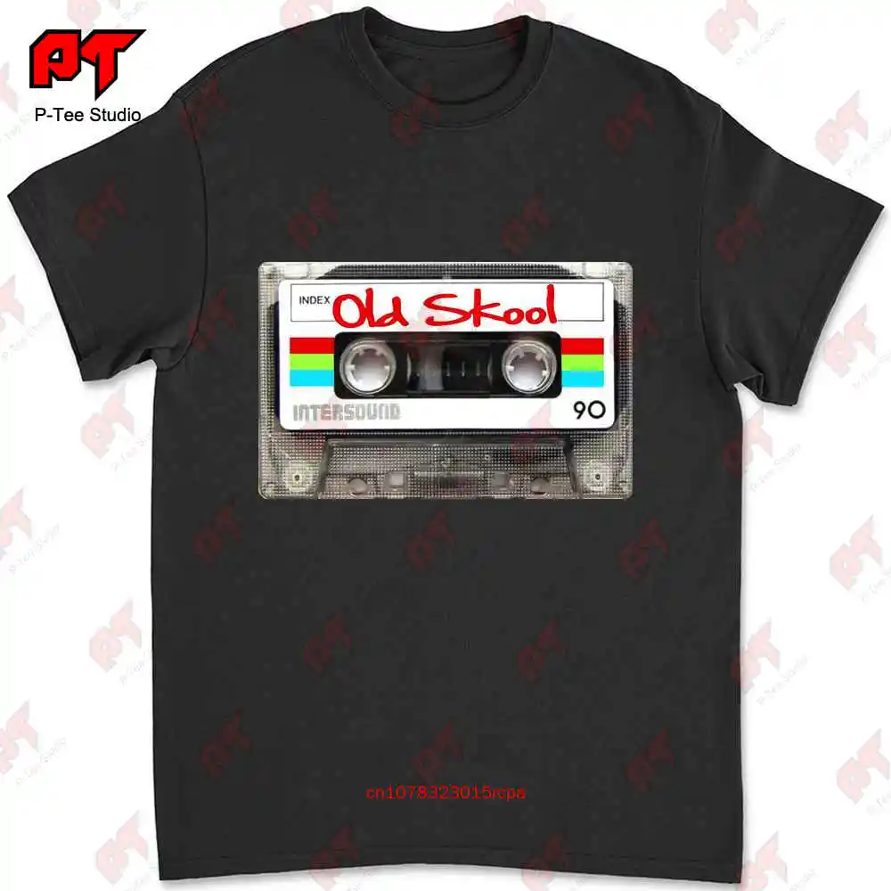 Audio Cassette Old Skool T-shirt O9FS