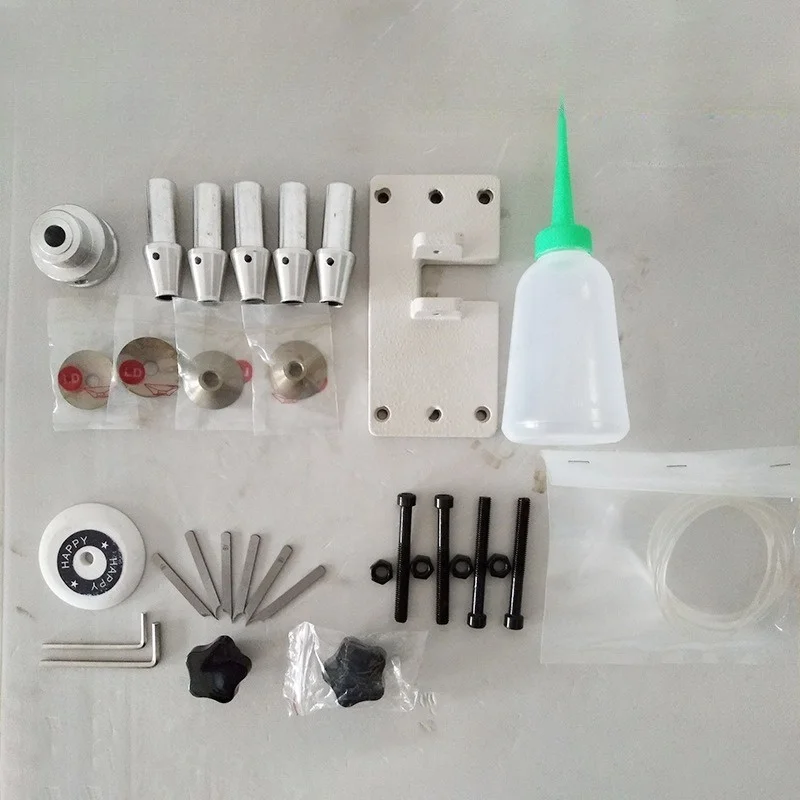 Rubber Sole Trimming Machine Spare Parts, Belt Adjusting Screw, Grinding Wheel, Round Knife, Straight Blade Wholesale