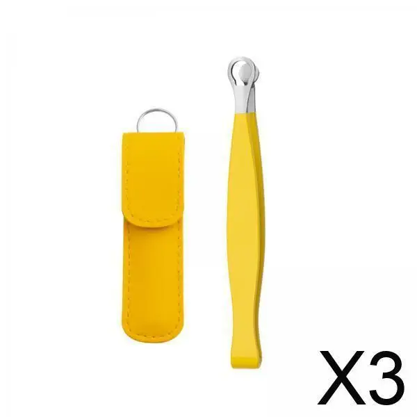 

3x Stainless Steel Nose Hair Tweezers for Facial And Eyebrow Use