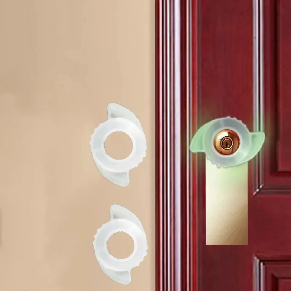 Round 1Pcs Protective Safety Dustproof Soft Crash Pad Door Knob Cover Door Handle Gloves Door Lock Cover