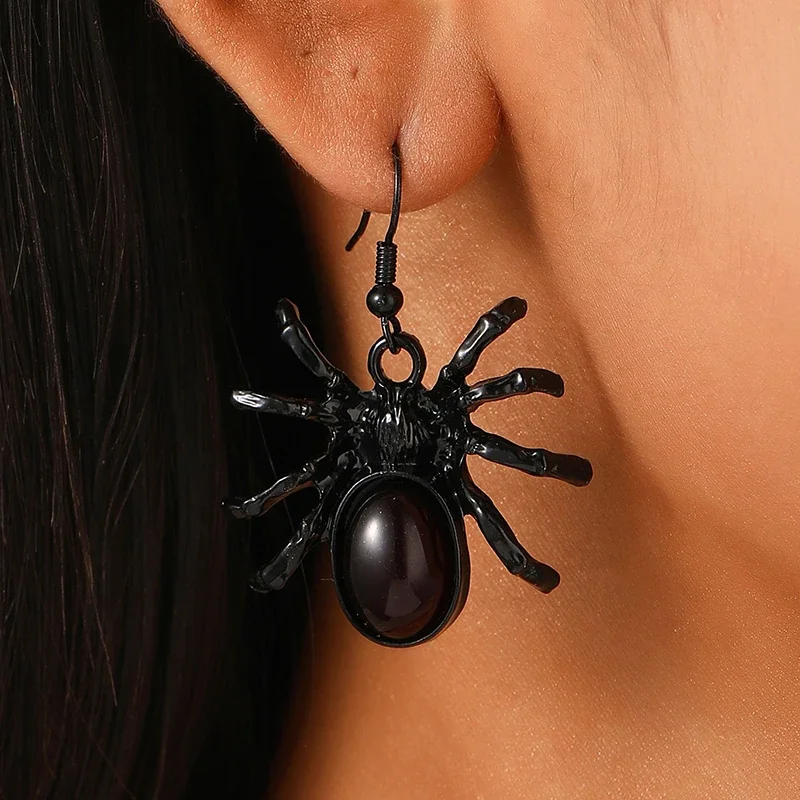 Funny Spider Webs Bats Skeletons Butterflies  Stud Earrings for Women Fashion Jewelry Minimalist Accessories Wholesale Halloween