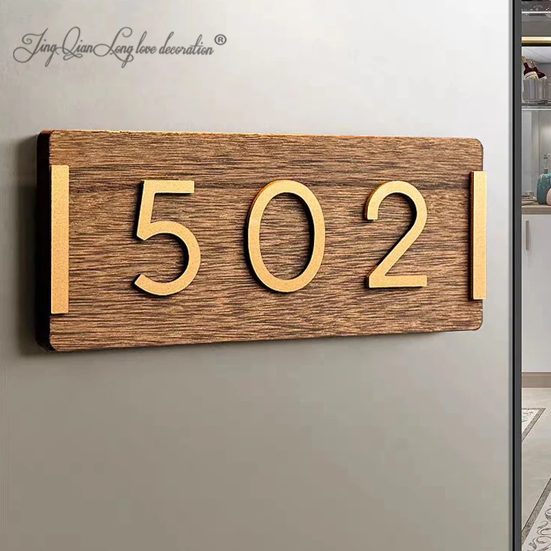 

Custom House Number Plaque, House Number Sign, Home Wood Address Sign, Modern House Address Sign, House Warming Gift