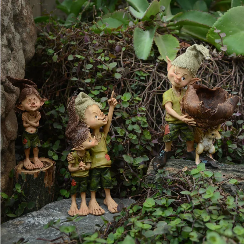 Really Comfortable Resin Cartoon Fairy Decoration European Living Room Decoration Office Desktop Interior Decoration Fairy Tale