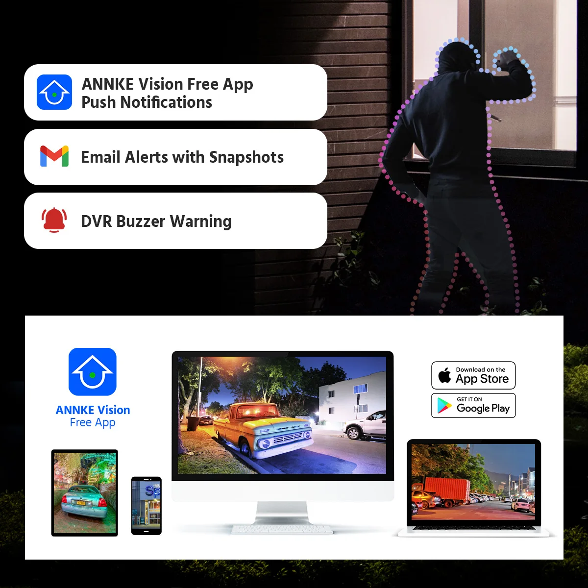 SANNCE 4CH 5MP XPOE Video Security System 4PCS 5MP Outdoor Waterproof Infrared Night Vision IP Camera Wireless Surveillance Kit