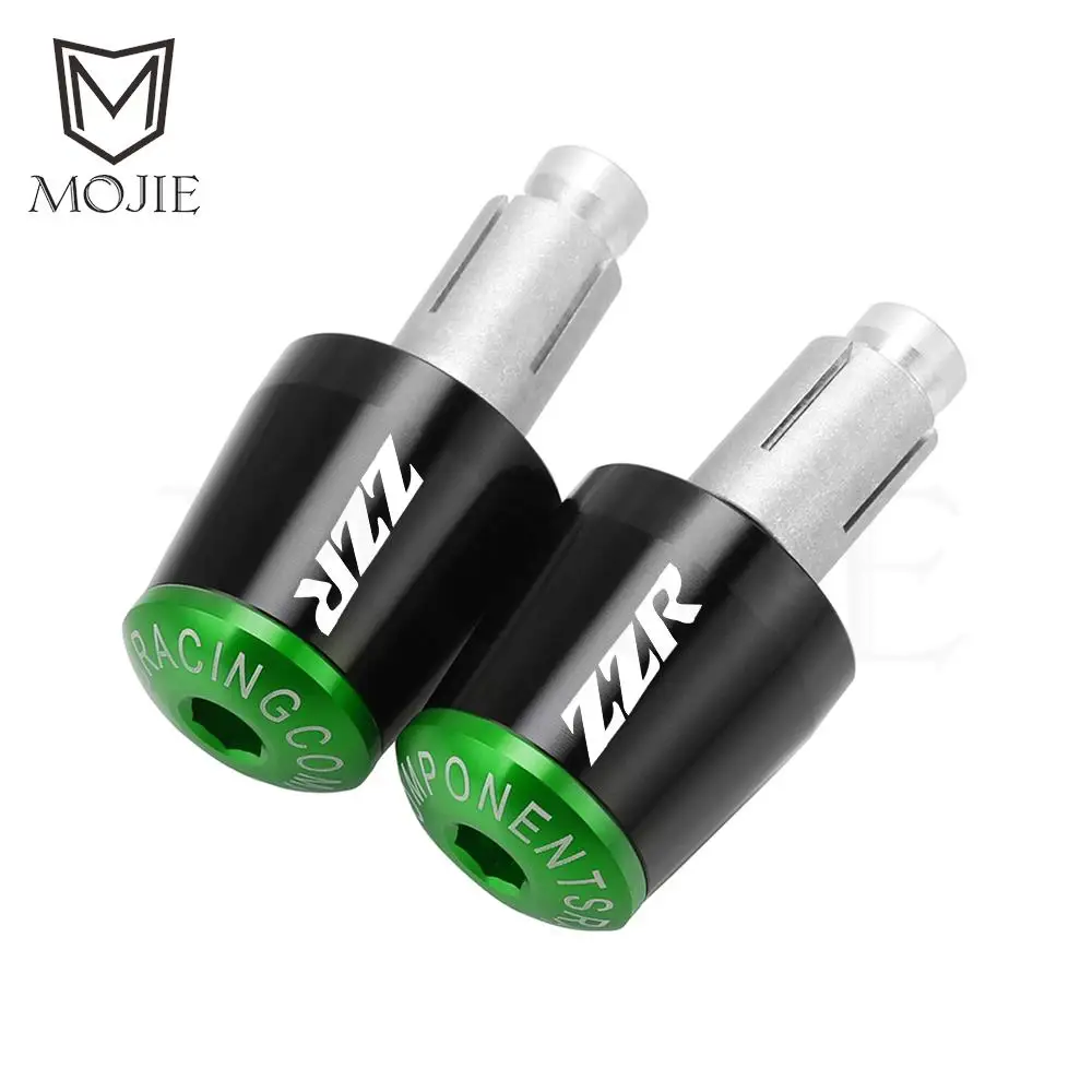 Motorräder Lenker Griffe Kappe Gewicht Teile Anti Vibration Slider Stecker Enden FÜR KAWASAKI ZZR ZZR 1200 2002 2003 2004 2005