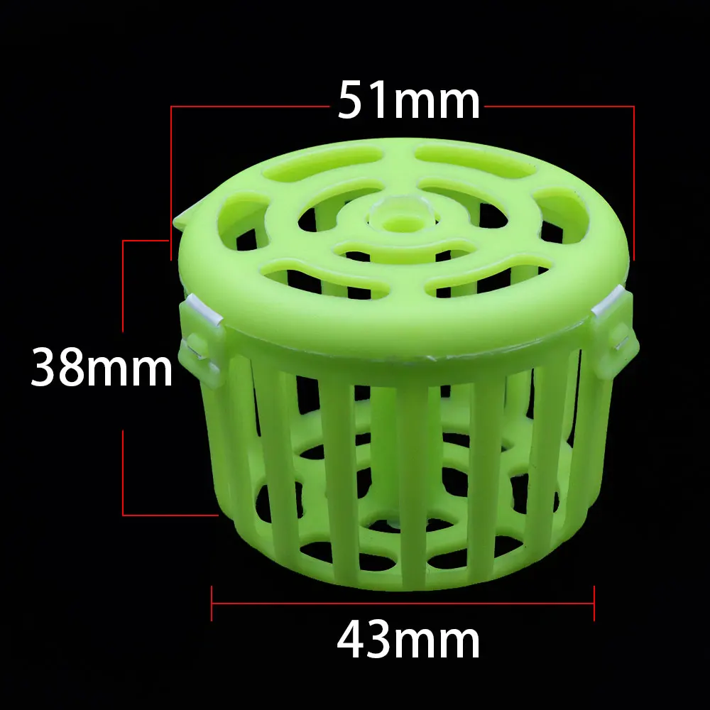 1pcs Fishing Bait Cage Method Feeder Fishing Lure Cage Basket Hair Rigs Groundbait Accessoreis For Carp Sea Fishing Tools Tackle