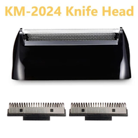 AS60-4 Set Replace Shaver Blade Head For Kemei KM-2024 Electric Shaver For Men's Mesh Blade Net Beard Shaving Parts