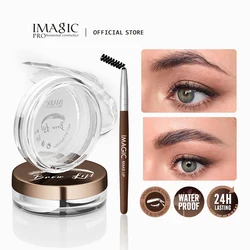 IMAGIC Eyebrow Styling Cream Natural Brows Makeup Balm Long Lasting Eyebrow Styling Paste Does Not Smudge Wild Eyebrow