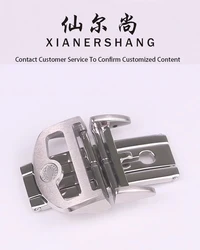 XIANERSHANG Custom I-W-C PORTUGIESER Original Style Watch Clasp 18MM Belt Buckle Stainless Steel Butterfly Buckle Watch Accessor