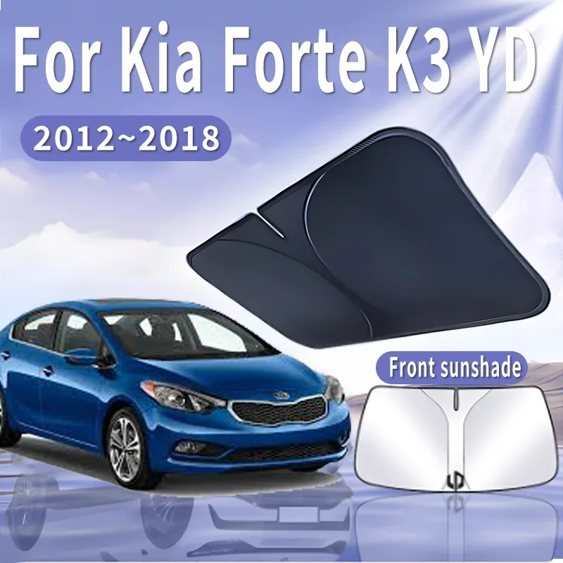 

Car Sun Visor For Kia Forte K3 YD 2012~2018 2015 MK2 Front Windshield Sunshade Heat Insulation Summer Cooling Auto Accessories