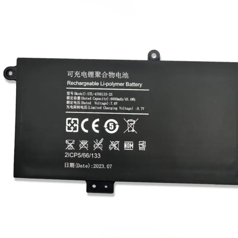 

UTL-4766133-2S 5072300P Laptop Battery for ONN K1412W Y1333W WU133W 100003497 100002434 for Haier Leadpie M1 LP14123 2ICP5/66/13