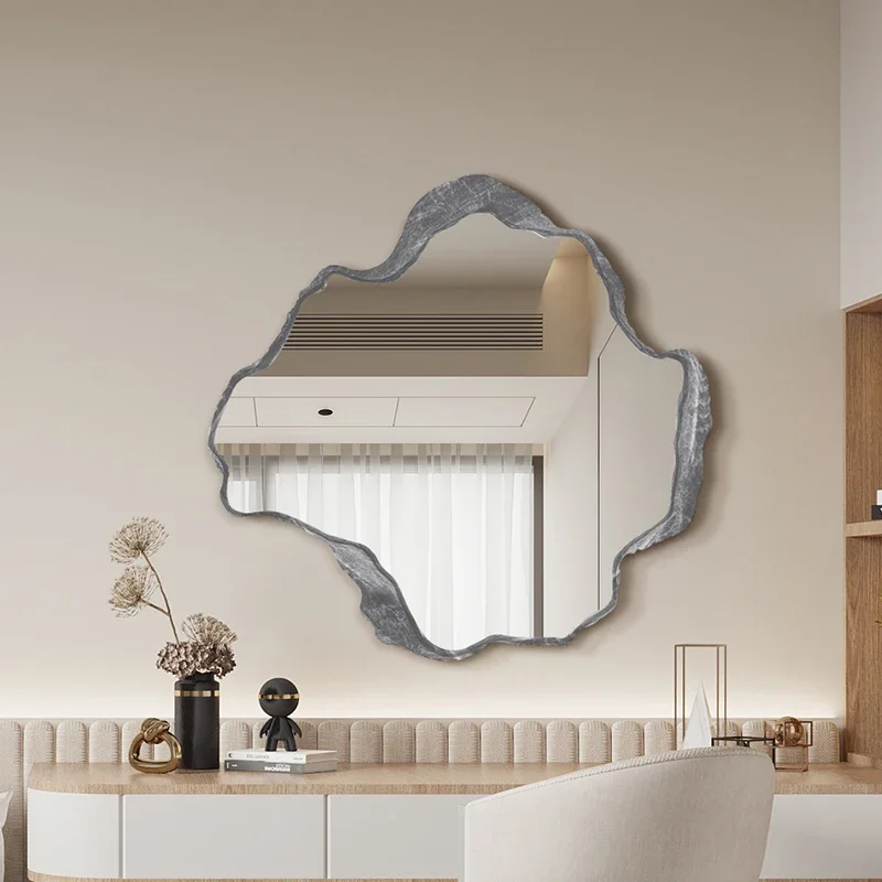 

Irregular Bathroom Mirror Asymmetrical Twisted Wonderland Living Room Decoration Mirror Modern Custom Spiegels Home Products