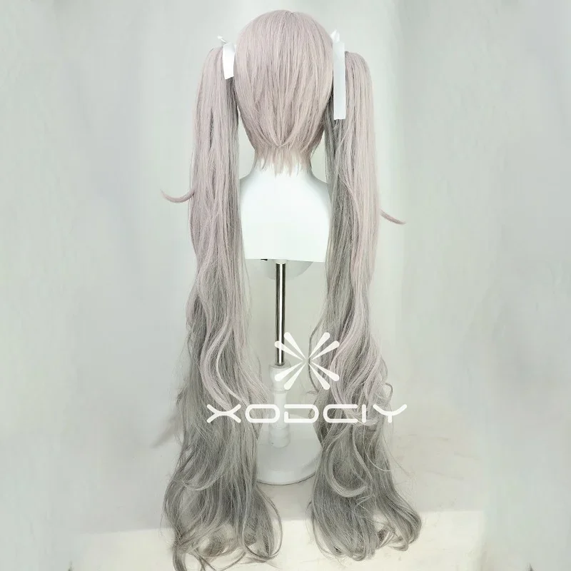 سيجا مشروع سيكاي المرحلة الملونة! شعر مستعار تنكري SPM-Miku ، مقاومة لذيل الحصان المزدوج ، شعر اصطناعي ،