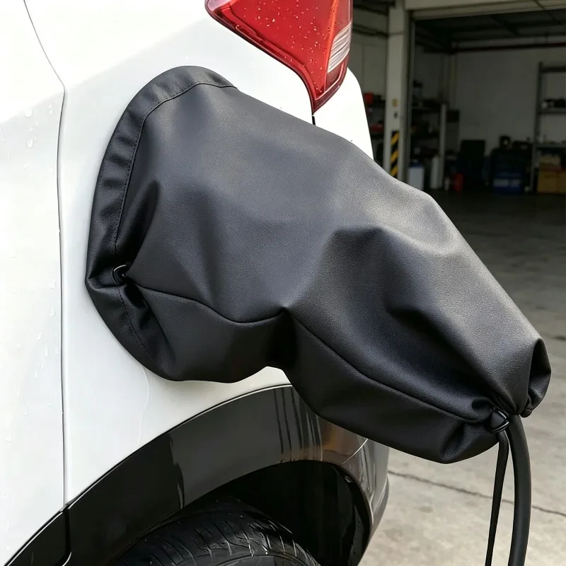 Protective Sleeve for Outdoor Useg Electric Car Charger Port Rain Cover EV Oxford Cloth Charging Gun Dustproof Waterproof Cover