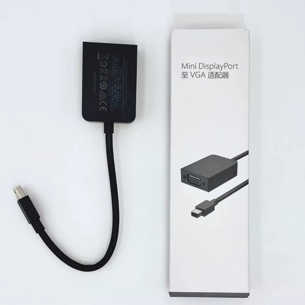 15-Pin Adapter for Microsoft Surface Mini DP to VGA, Analog Monitor EJP-00003