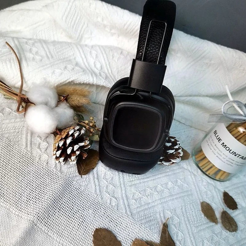 Cuffie per Marshall MAJOR IV cuffie Bluetooth Wireless luminose Heavy Bass microfono multifunzione per cuffie, nero