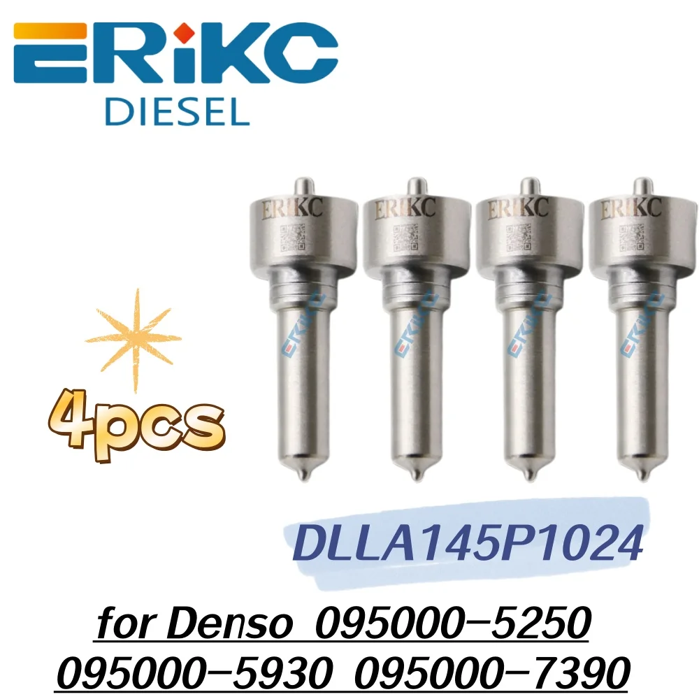 

4pc DLLA145P1024 New Injector Nozzle G2 Series 4.0 Common Rail For Diesel Fuel Injector 095000-5931 588# 874# 776# 566#