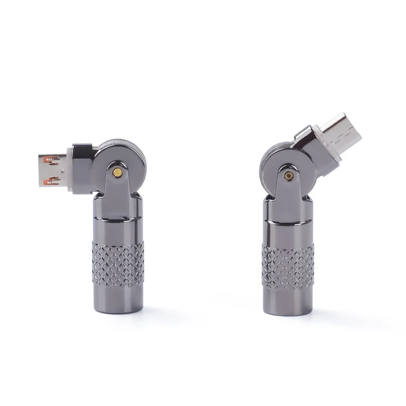 Bendable rotating charging adapter Micro USB to Micro USB adapter data transmission charging