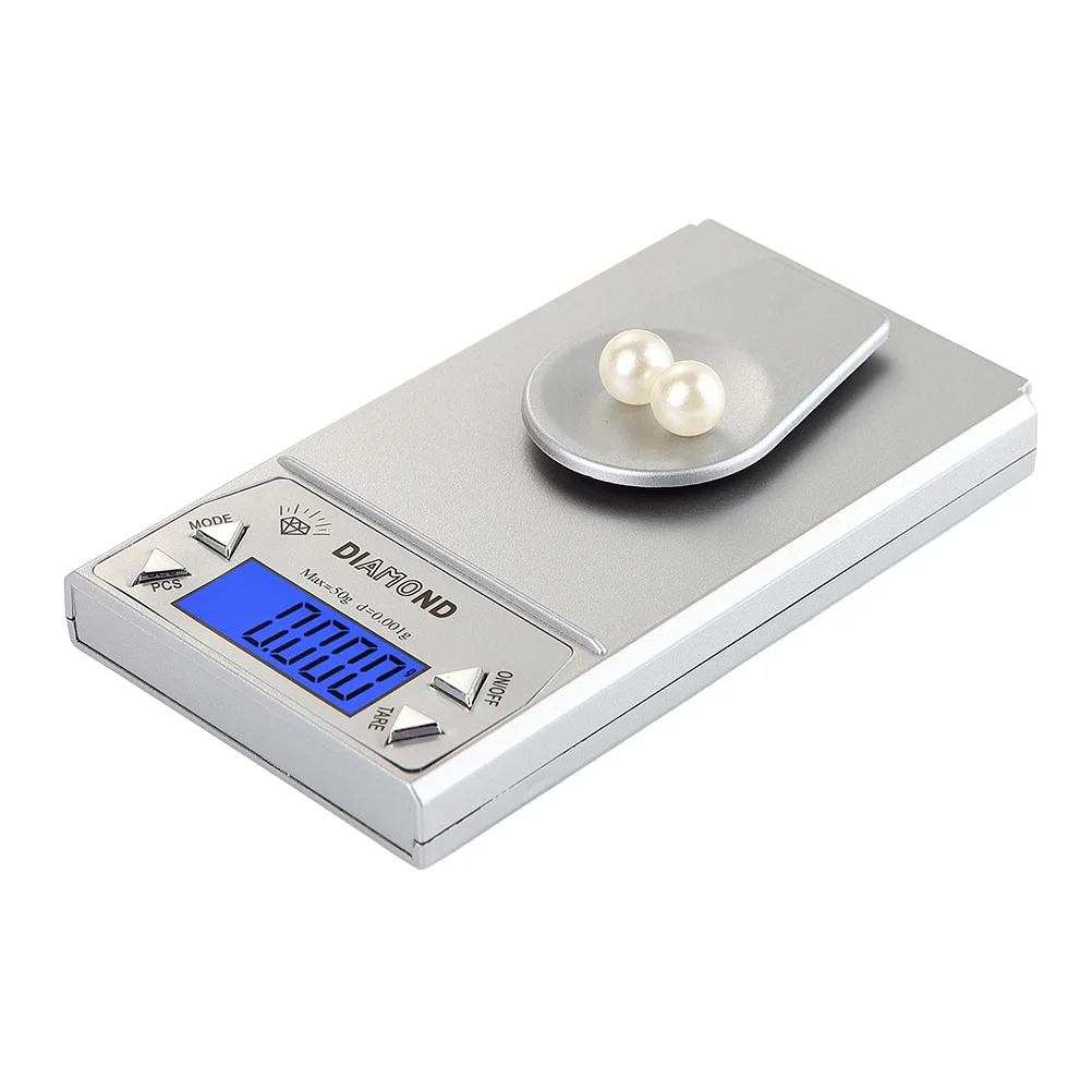 

Mini Electronic Jewelry Scale High Precision 10g 0.001g Jewelry Counting Tare Display Backlight