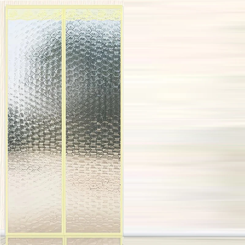 Magnetic Screen Door Curtain, Automatic Closing Mesh, Anti Mosquito, Semi Opaque, Privacy, Air Conditioning, Summer, 1Pc