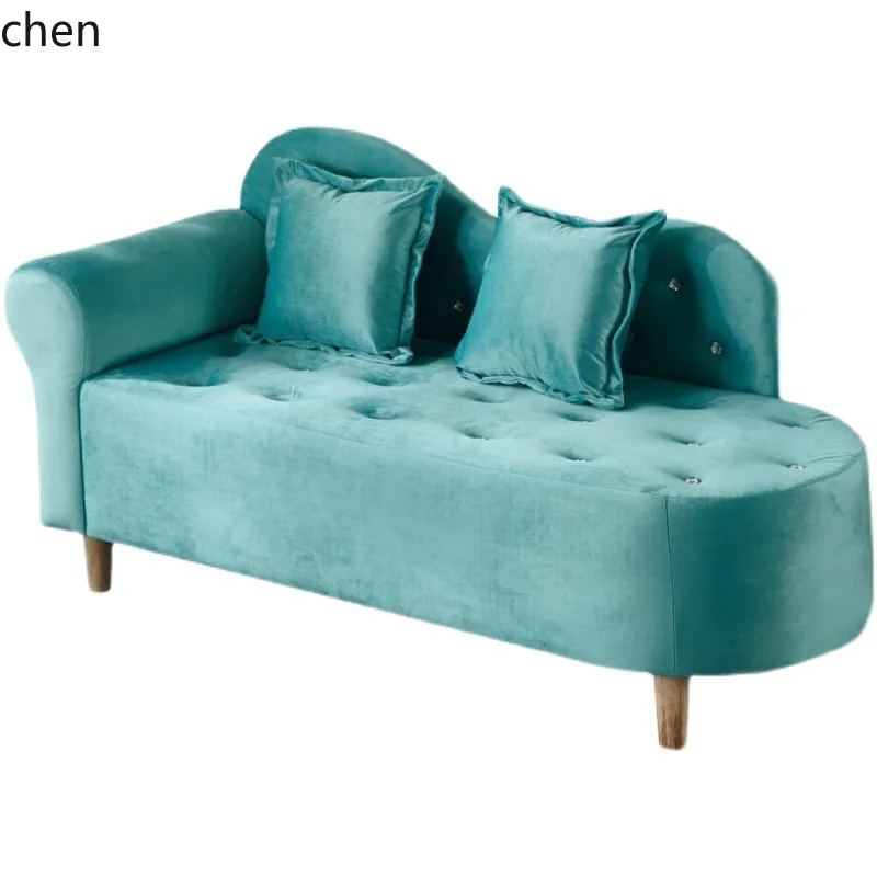 LXC Fabric Small Apartment Small Sofa Living Room Simple Modern Chaise Lounge Chair Bedroom