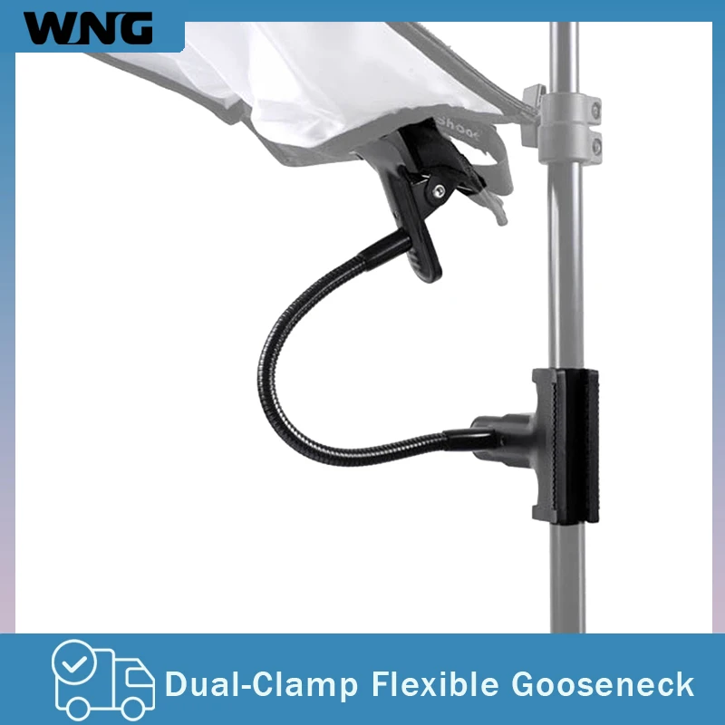 

Зажим держателя фона с гибким рычагом для фотостудии Аксессуары Отражатель и камера