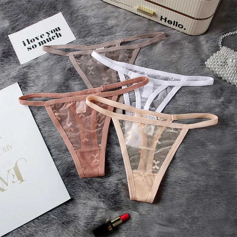 Women Sexy Lace Knickers Thong Brief G-string Panties Lingerie Underwear for Women Girls  Sexy Panties