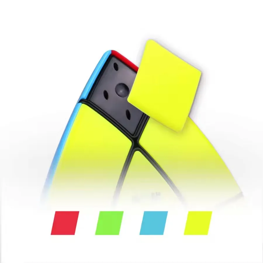 QiYi Mastermorphix Magic Cube 2x2 3x3 zongzi Cubo Magico Rice Dumpling Strange-shape Cube For Children Kid Gift Educational Toy