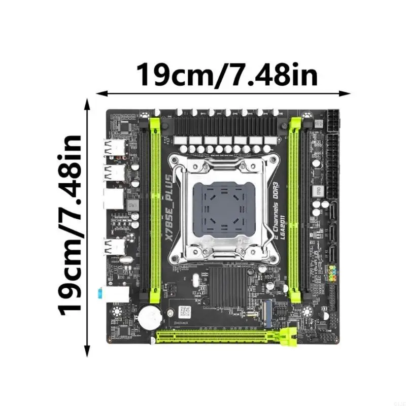 Q1JC X79SE Материнская плата для 2670 LGA 2011 настольный бассейн Гигабит PCIe Gaming Motherboard NVME M.2 Материнская