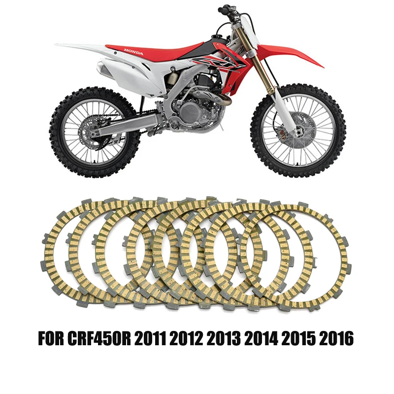 CRF 450R Motorcycle Friction Clutch Plates Disc For Honda CRF450R 2011 2012 2013 2014 2015 2016