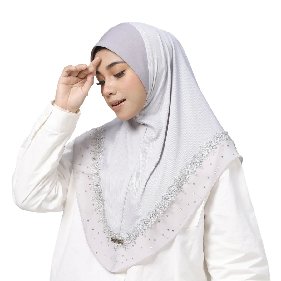 

Рамадан мусульманский мгновенный хиджаб женский вышивка цельный Амира химиотерапия шапка исламский шарф чехол тюрбан повязка на голову шаль платок накидка