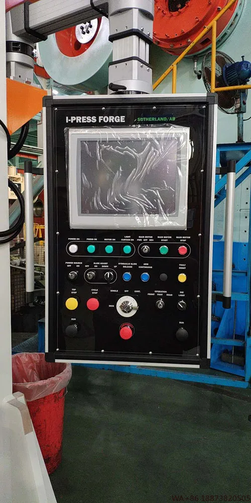 Máquina de prensado 2500 toneladas Forja caliente de largo alcance