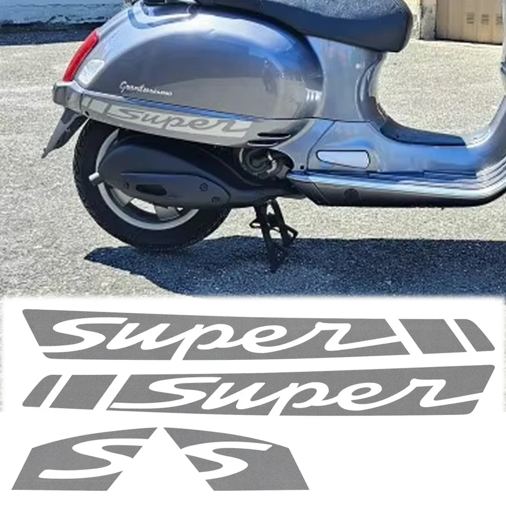 For Vespa GTS250 GTS 300 GTV 250 GTV 300 GTS250 GTS300 GTV300 GTV300 Motorcycles Scooter Sticker Set Side Body Decals Waterproof