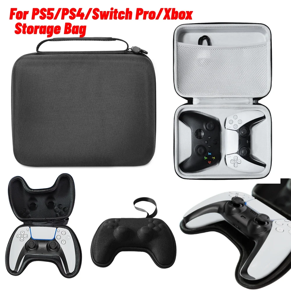 Game Controller Protective Cover Bag Dustproof Portable Carrying Storage Bag Scratchproof Shockproof for PS5/PS4/Switch Pro/Xbox