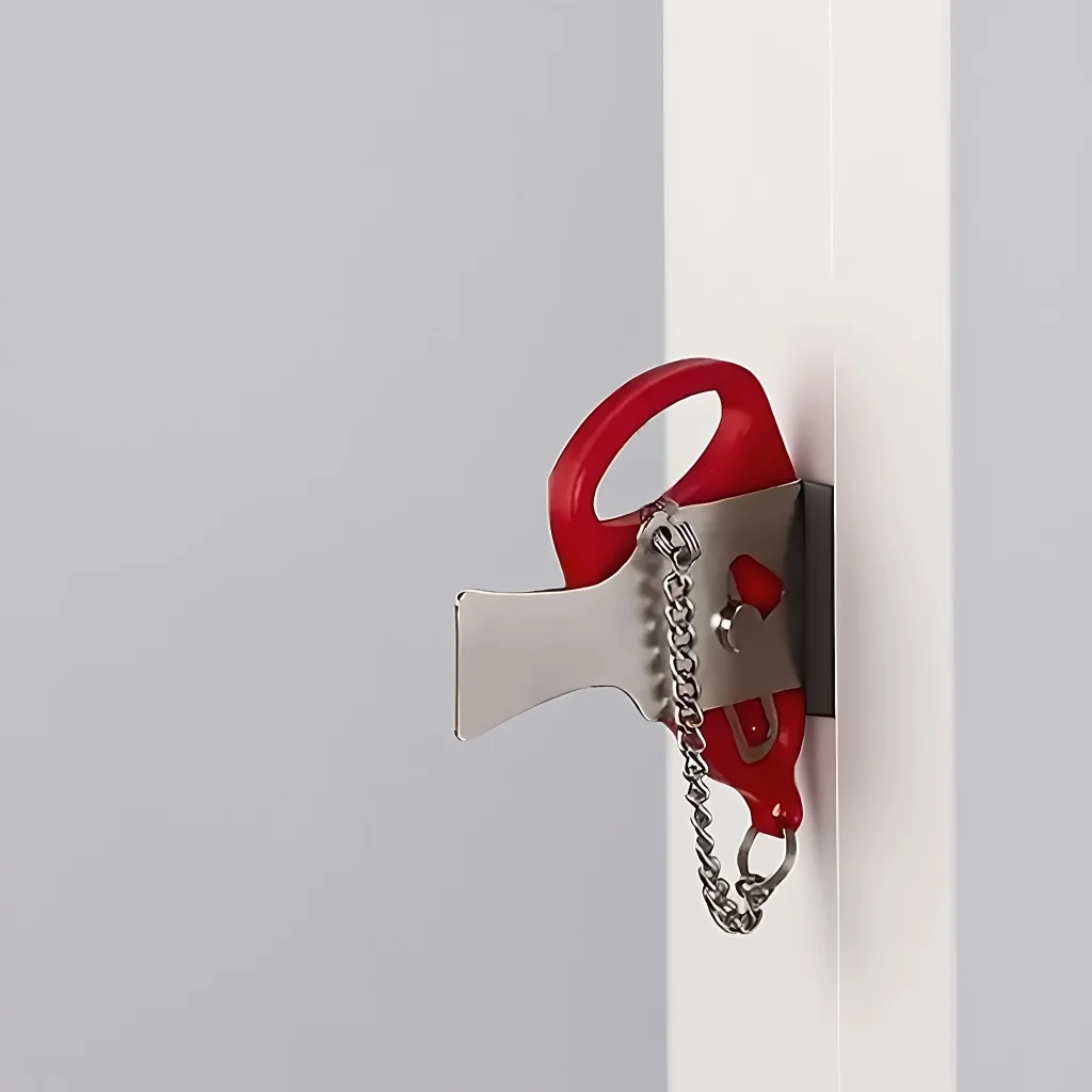 

Простой в установке дверной усилитель, портативная защитная защелка для большинства стандартных дверей в гостиничном доме и квартире