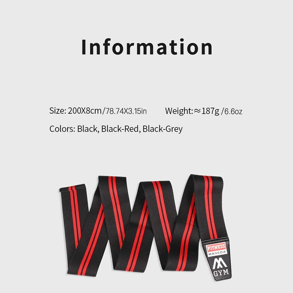1PCS Knee Wraps for Weightlifting-Elastic Knee Straps for Squats and Weight Lifting - Lifting Knee Wraps for Gym