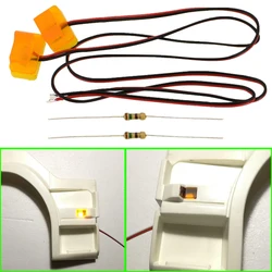 LED Simulation Turn Yellow Lamp Side Lights for 1/14 Tamiya RC Truck Car For scania R730 R620 R470 56323