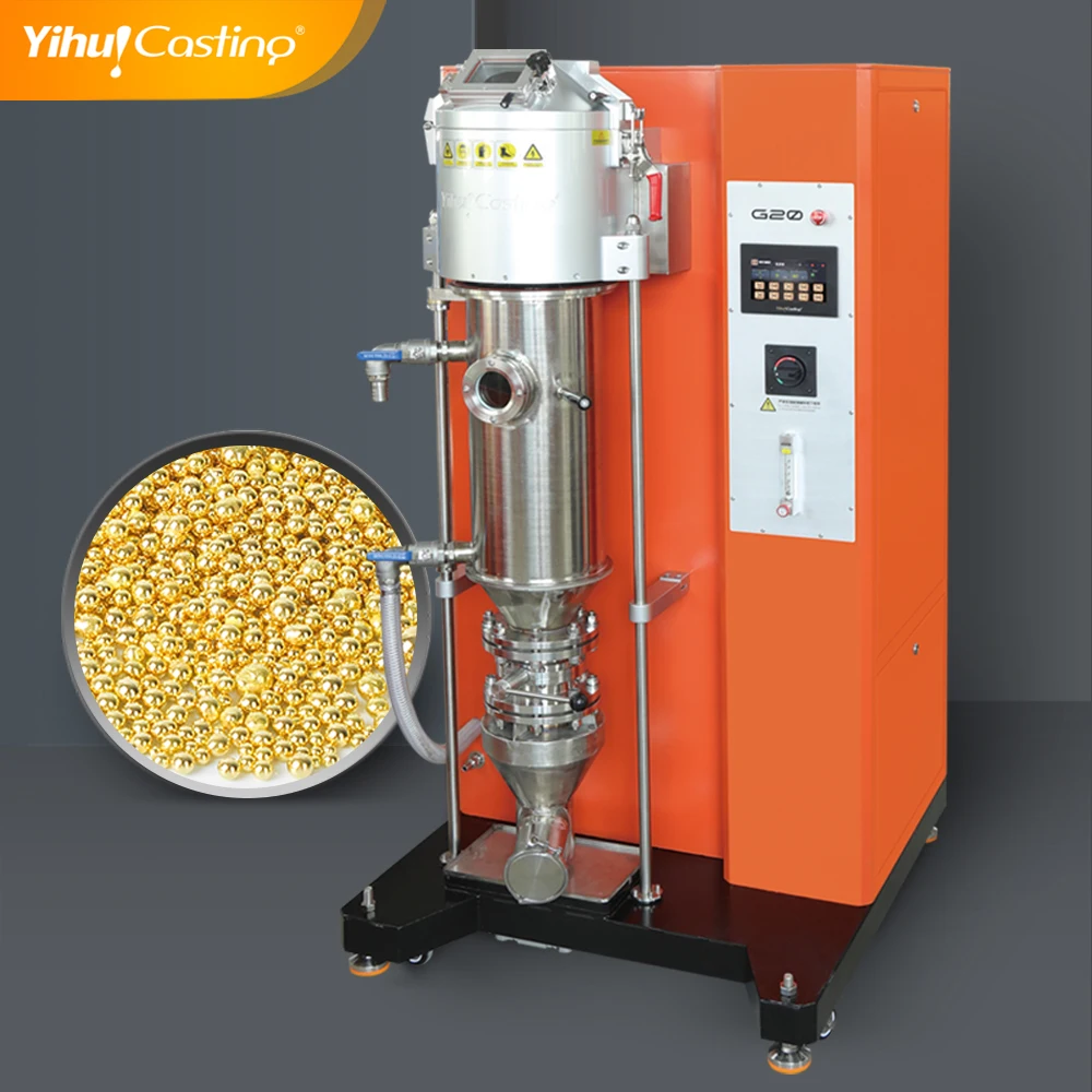 Upgraded version automatic 20kg gold vacuum Granulating Machine