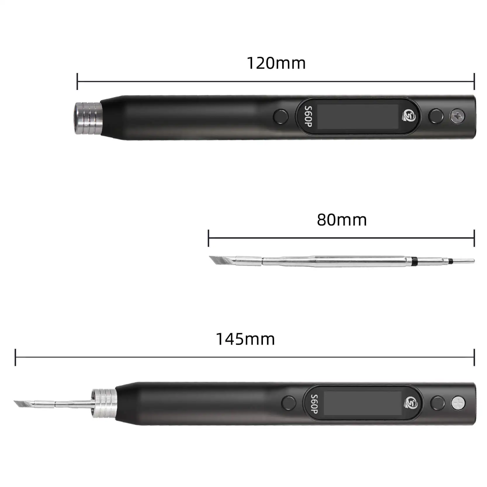 SEQURE S60P 21V Russian|English Electric Soldering Iron Repair Tool Support PD|QC|DC|PPS Power Supply Compatible with C210 Tips