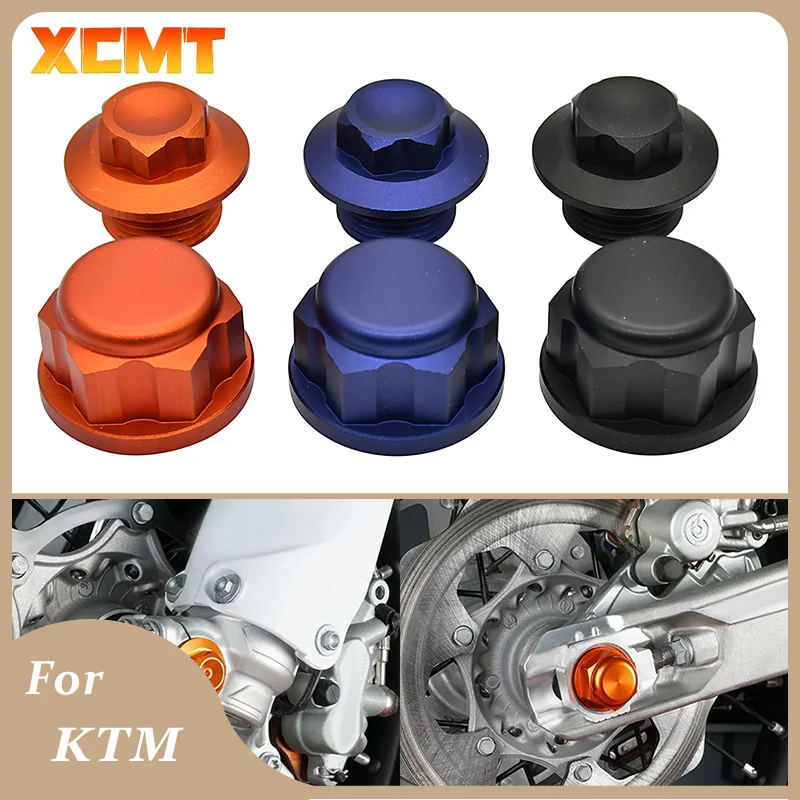 

For KTM Motorcycle CNC Front Rear Wheel Lock Axle Nut SX SX-F XC XC-F EXC EXC-F XC-W 125 200 250 300 350 400 450 500 2016-2022