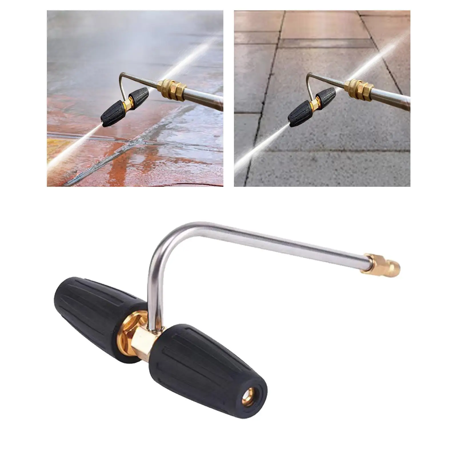 

Spray Nozzle Rotatable Quick Connect Professional Gutter Cleaner Attachment